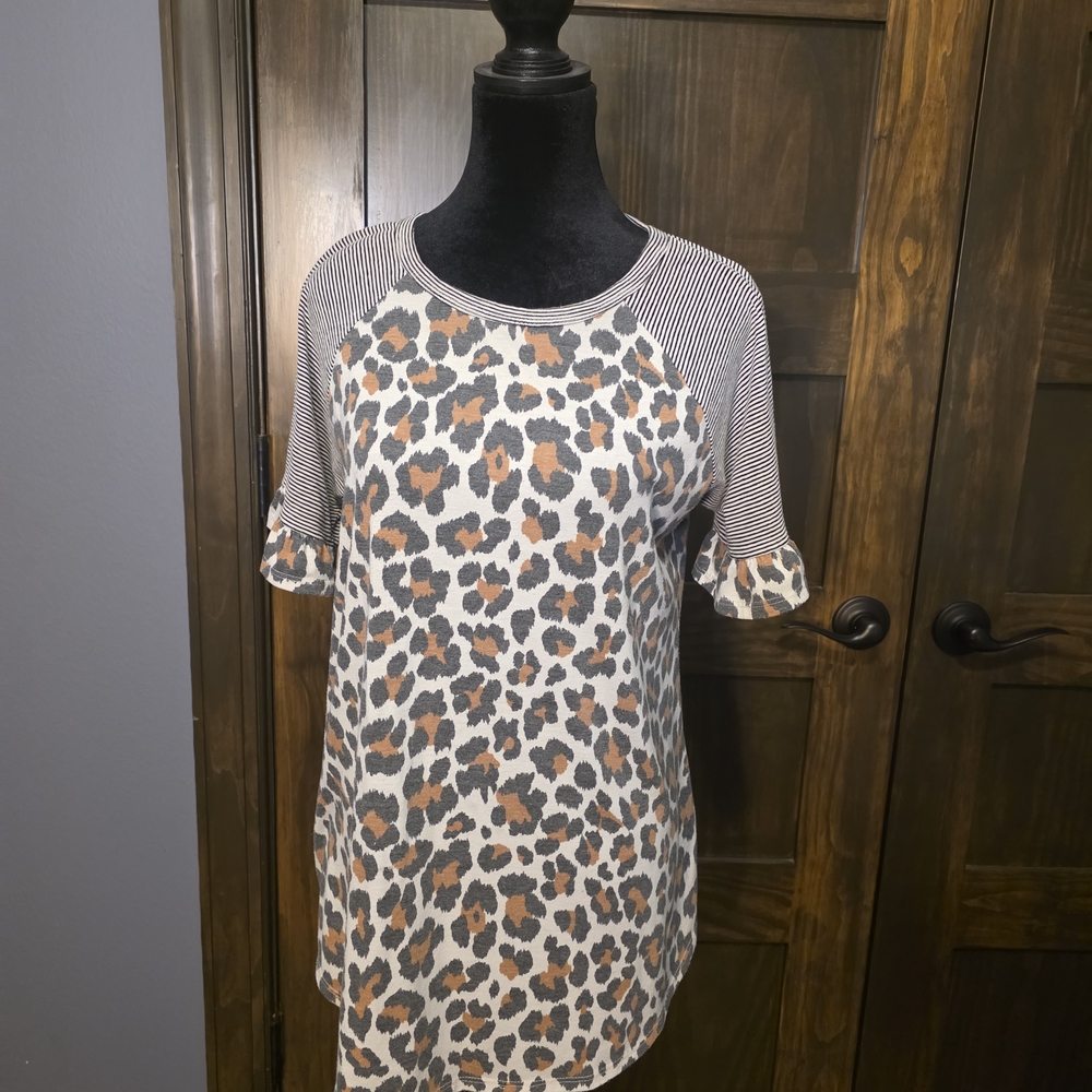 Leopard Print Women's Top